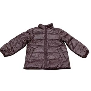Crewcuts Everyday Kids Down Puffer Coat‎ Jacket Youth 3 Maroon Lightweight READ